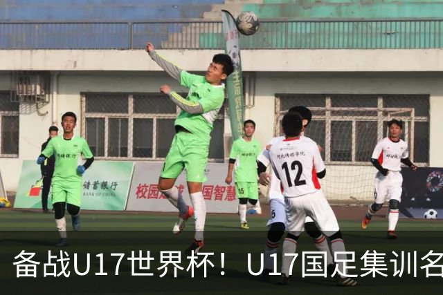 备战U17世界杯！U17国足集训名单：帅惟浩入选，张伯霖、谢晋在列